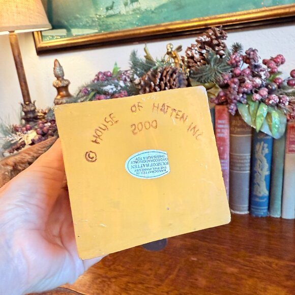 Vintage House of Hatten Denise Calla "O' Snow!" Snowman Musical Figurine - Picture 8 of 12